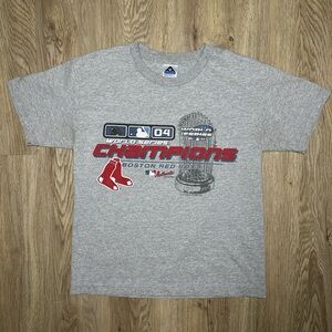 Youth 2004 Boston Red Sox World Series T-Shirt